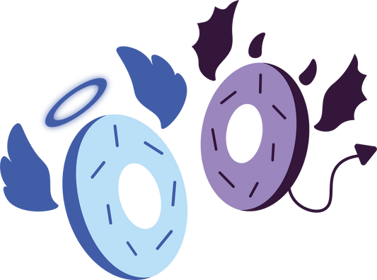 Angel and Devil Donut My Store
